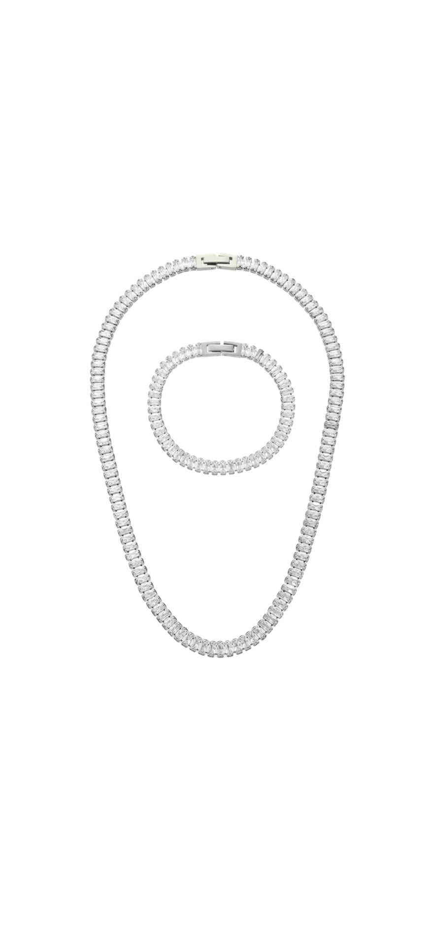 Aurora Tennis Bracelet Silver