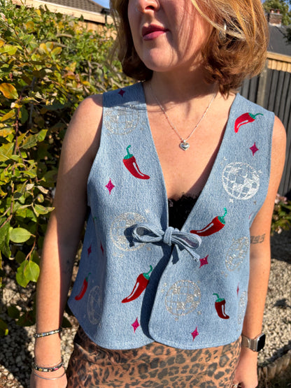Chilli Disco Denim Vest