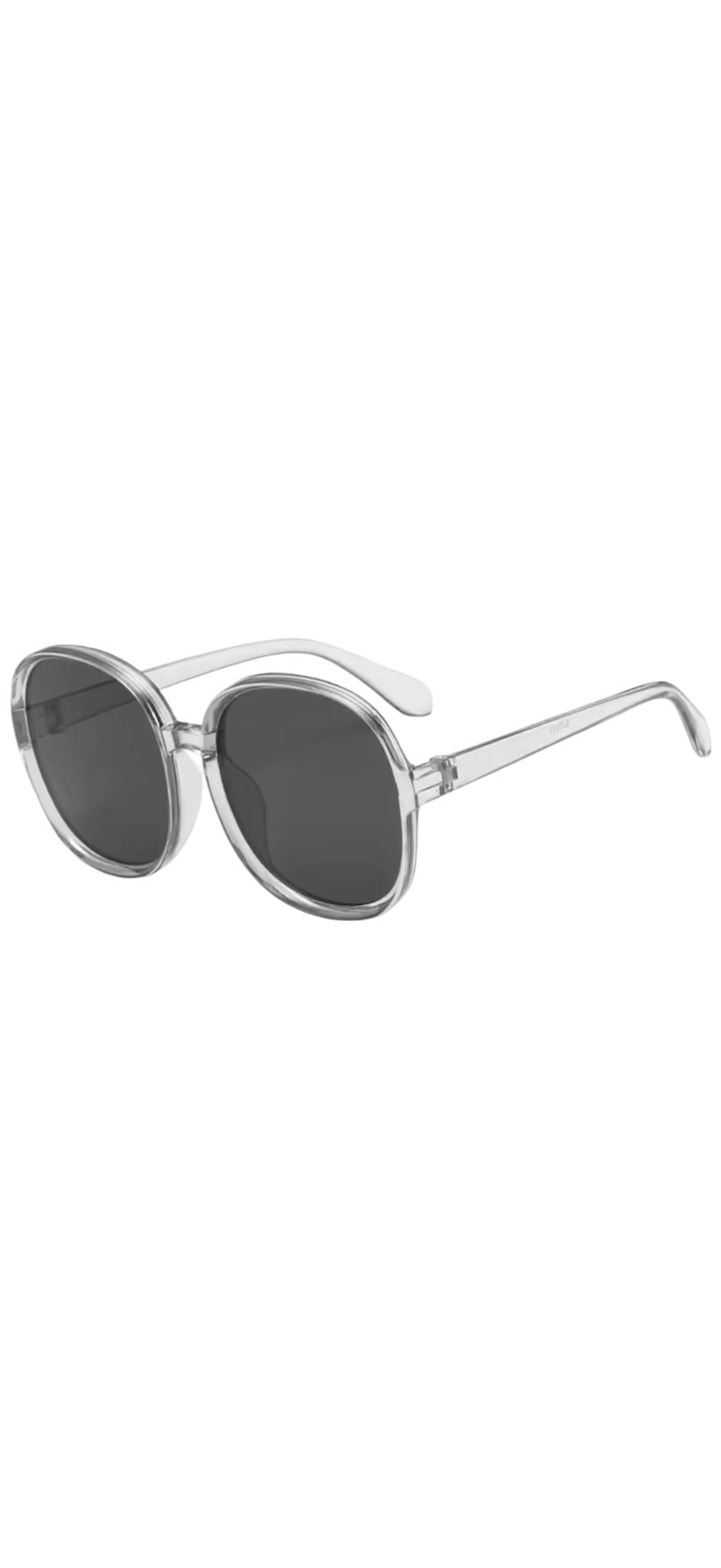Boho Haze Round Sunglasses Gray