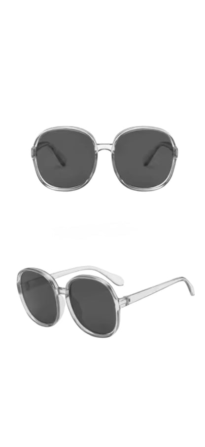 Boho Haze Round Sunglasses Gray