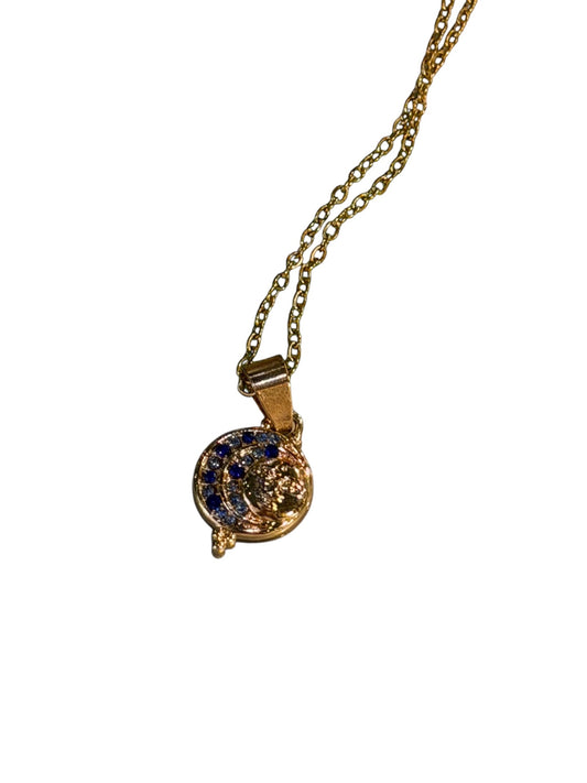 Sun Moon Crystal Necklace 