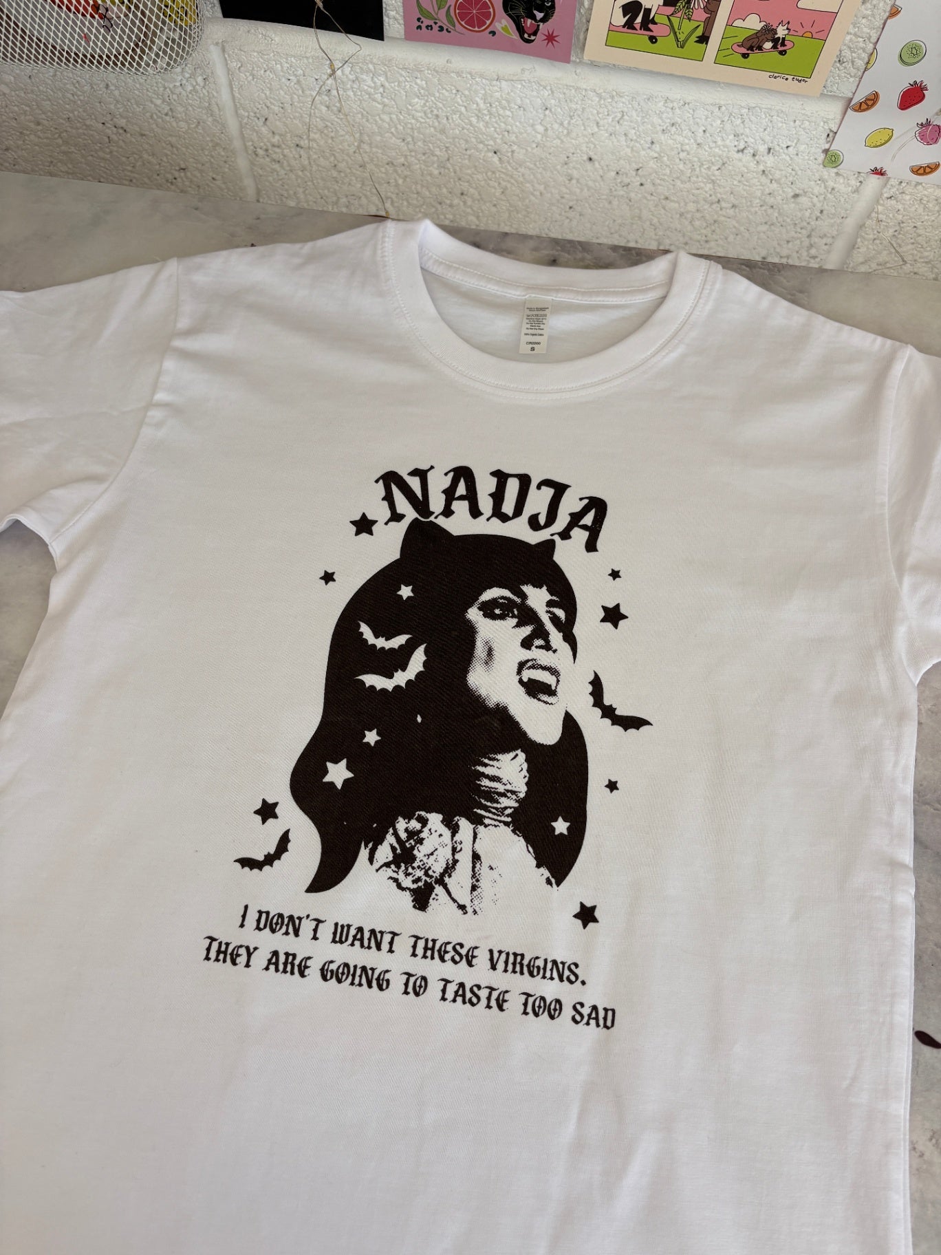 NADJA WWDITS Unisex White T-Shirt - SMALL