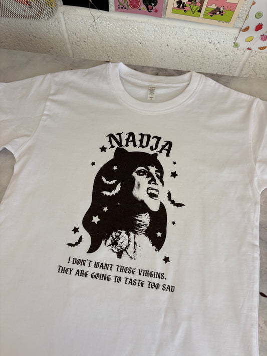 NADJA WWDITS Unisex White T-Shirt - SMALL