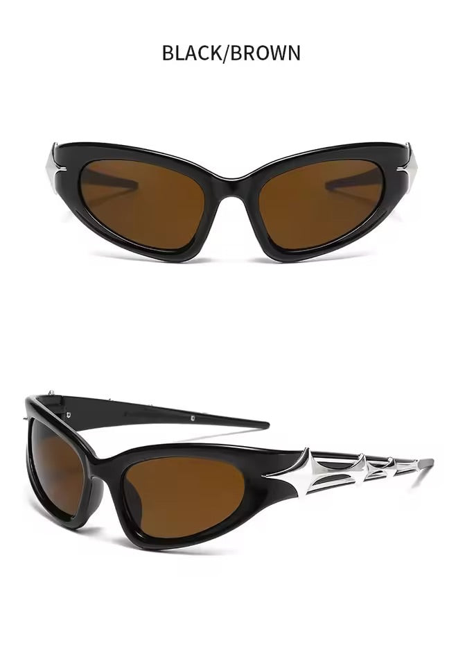 Star Gazer Sunglasses Black Tea