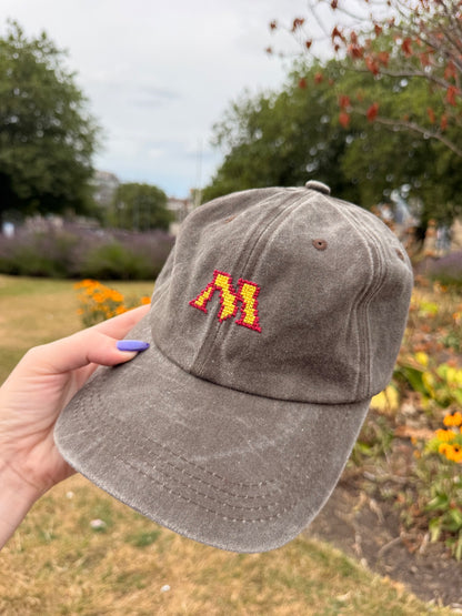 Magic the Gathering M Logo Cross Stitched Embroidered Baseball Cap