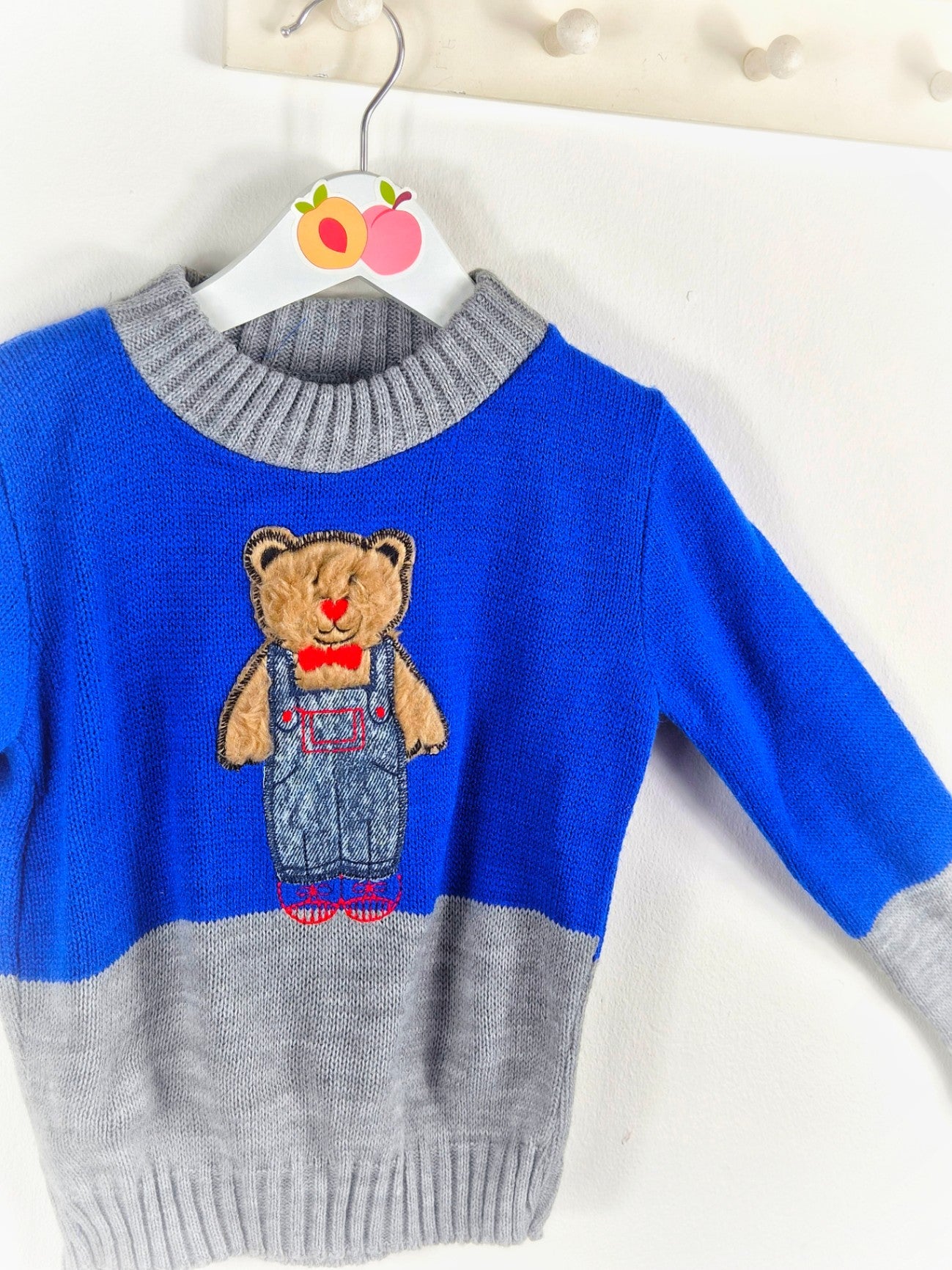 Vintage DBA teddy sweater 