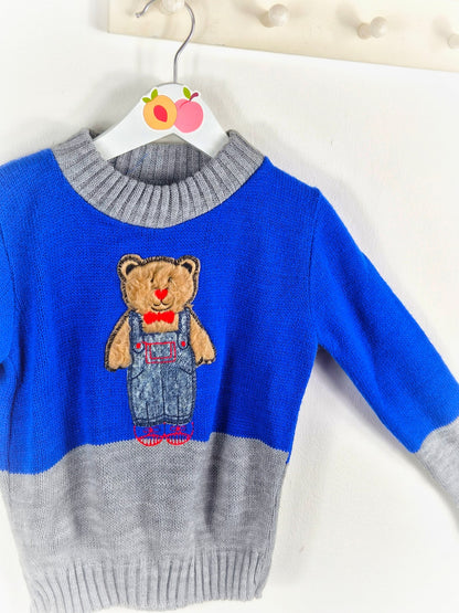 Vintage DBA teddy sweater 