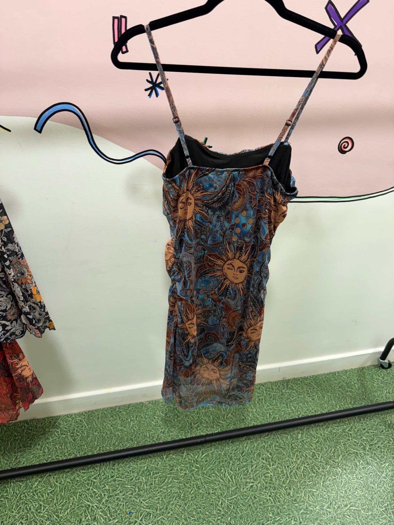 Blue Sun & Moon Dress