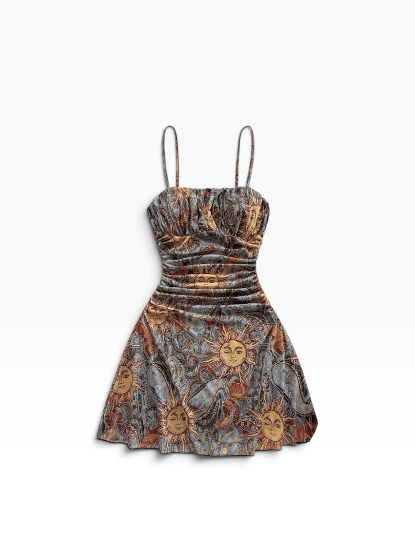 Blue Sun & Moon Dress
