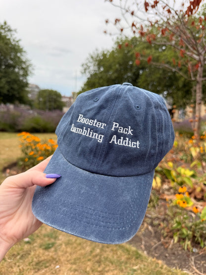 Booster Pack Gambling Addict Embroidered Baseball Cap