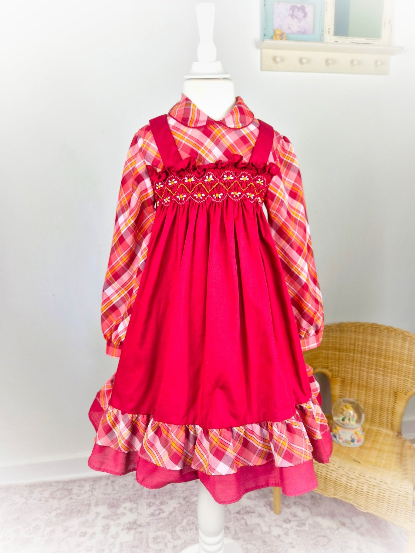 Vintage Polly Flinders smock dress