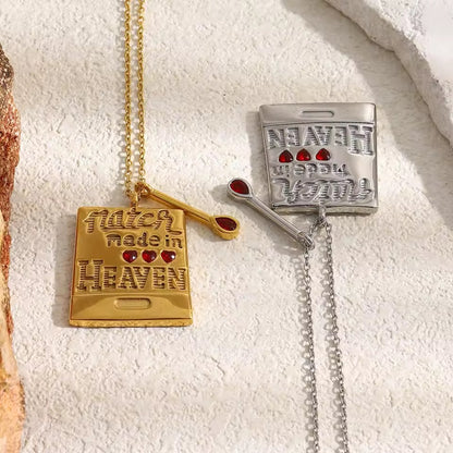 Match Made In Heaven Necklace Gold 