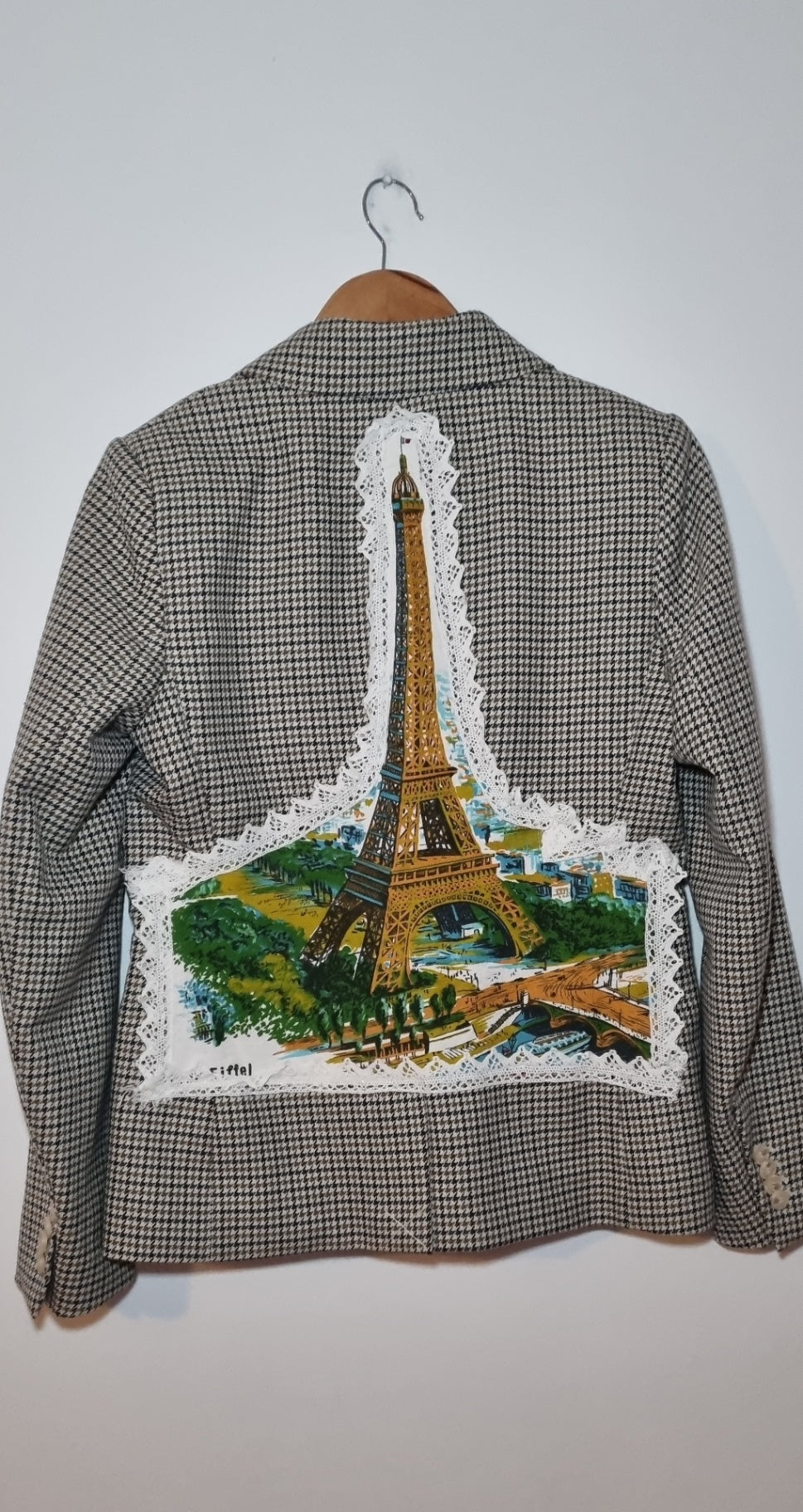 Eiffel Tower Dogtooth Blazer