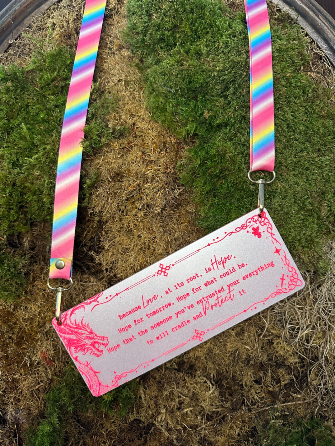 Bookmark bag Fourth wing/ Iron Flame