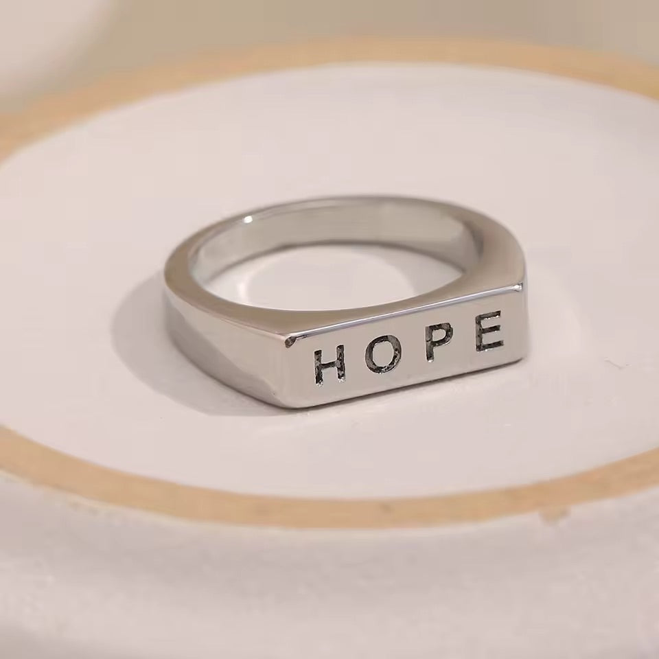 Hope ring Silver size 8