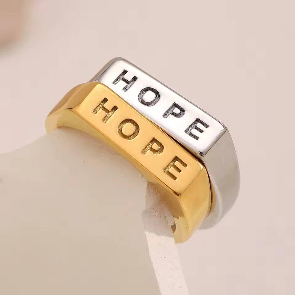 Hope ring Silver size 8
