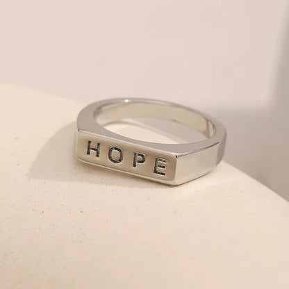Hope ring Silver size 8