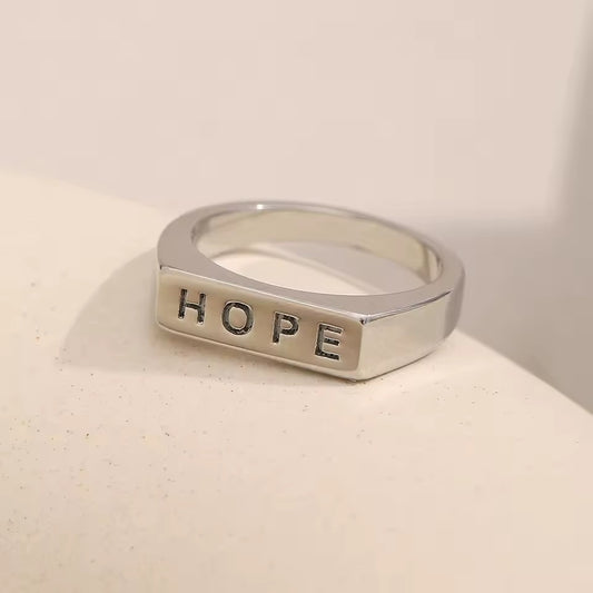 Hope ring Silver size 8