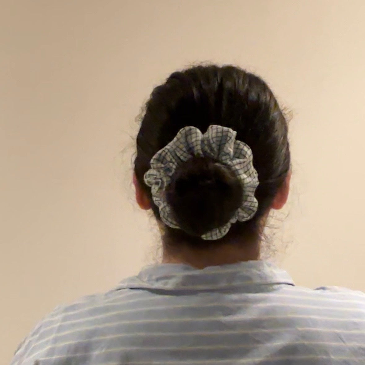 Mini Grid Scrunchie