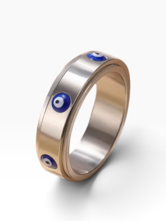 Guardian Eye Sinner Silver Ring Silver Size 7