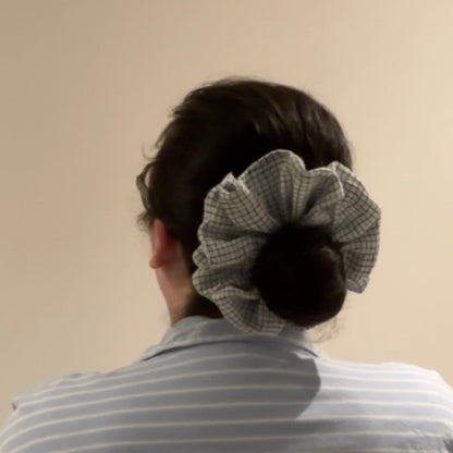 XL Grid Scrunchie