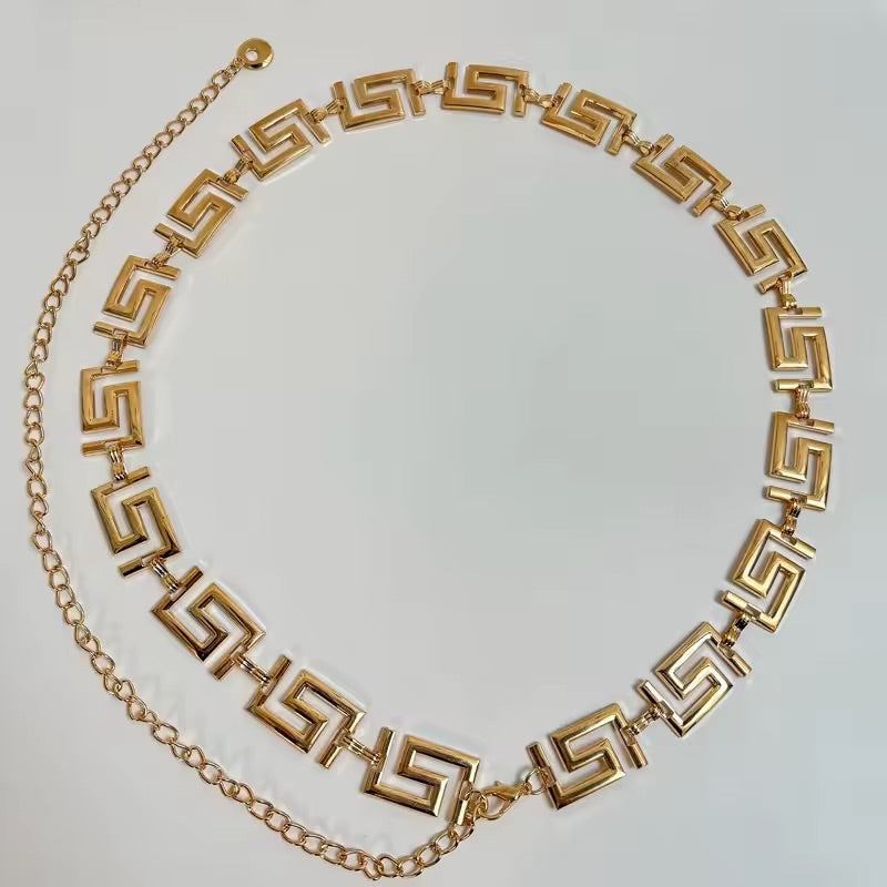 Labyrinth Chain Belt Gold 