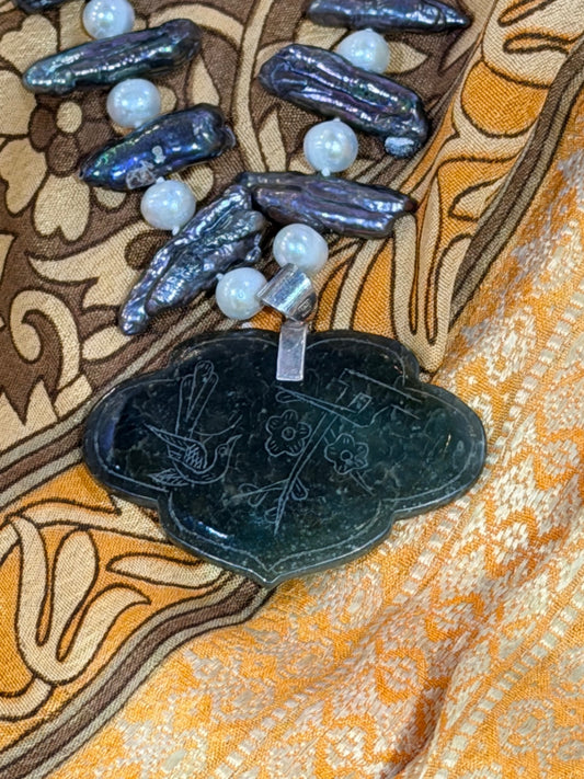 The Secret Garden Jade Talisman Necklace