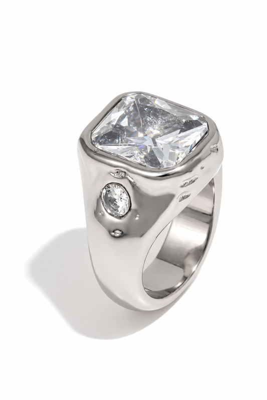 The Monument Ring Silver Size 7