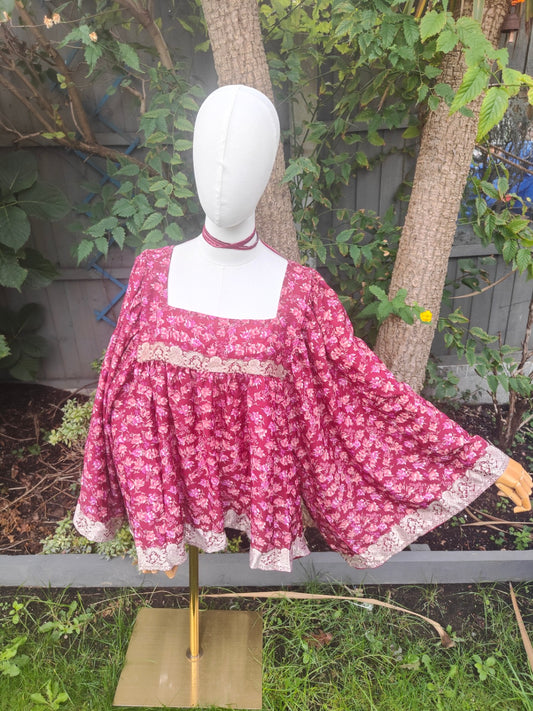 Gypset Smock top tassles