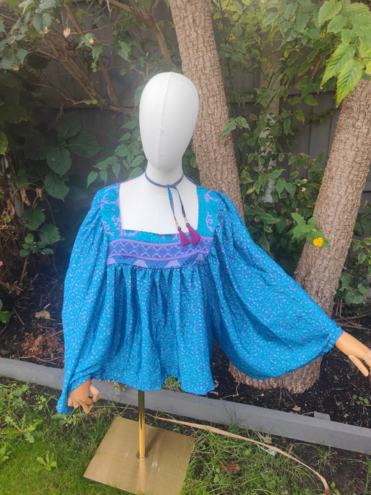 Gypset Smock top tassles