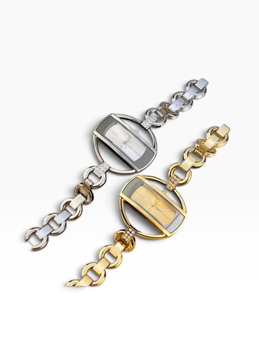 60s Circle Watch Silver