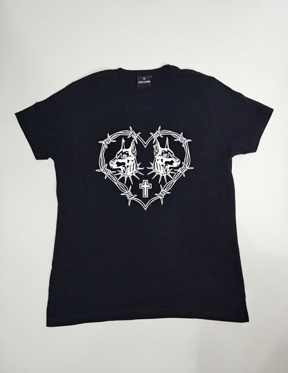 CC heart womens tshirt 