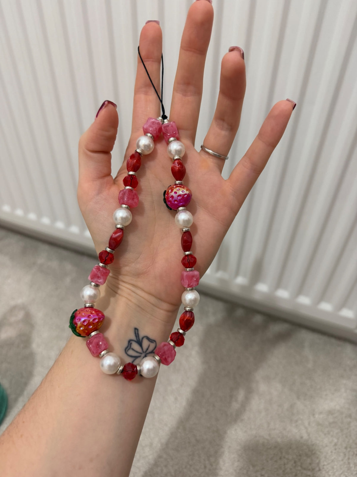 ‘Strawberry Jam’ phone charm 