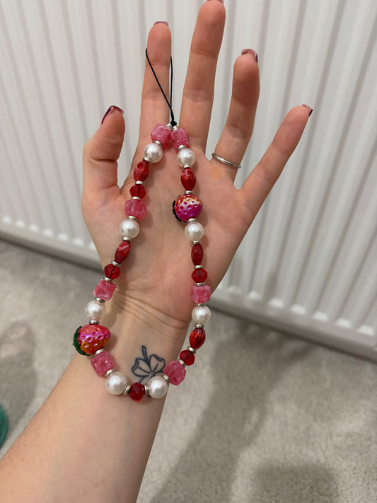 ‘Strawberry Jam’ phone charm 