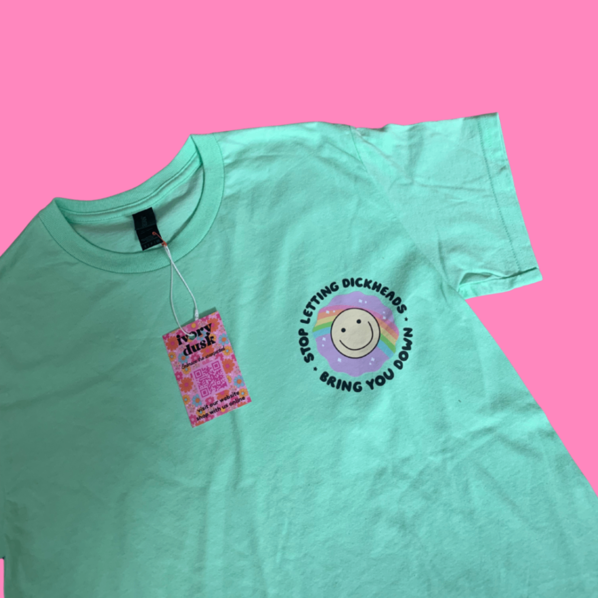 Stop letting dickheads bring you down tshirt