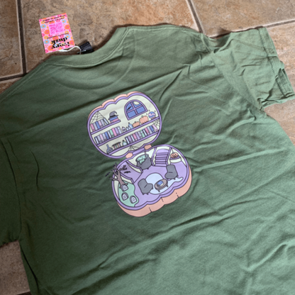 Spooky pocket compact tshirt