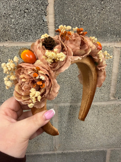 Autumnal floral headband 