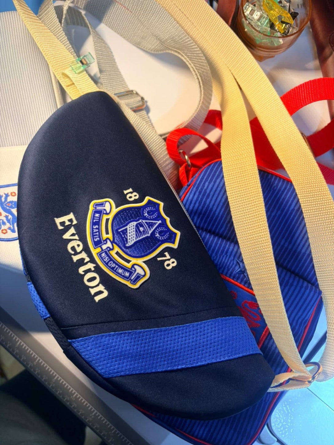GYKO presents Pitch2Pouch Upcycled Everton bag