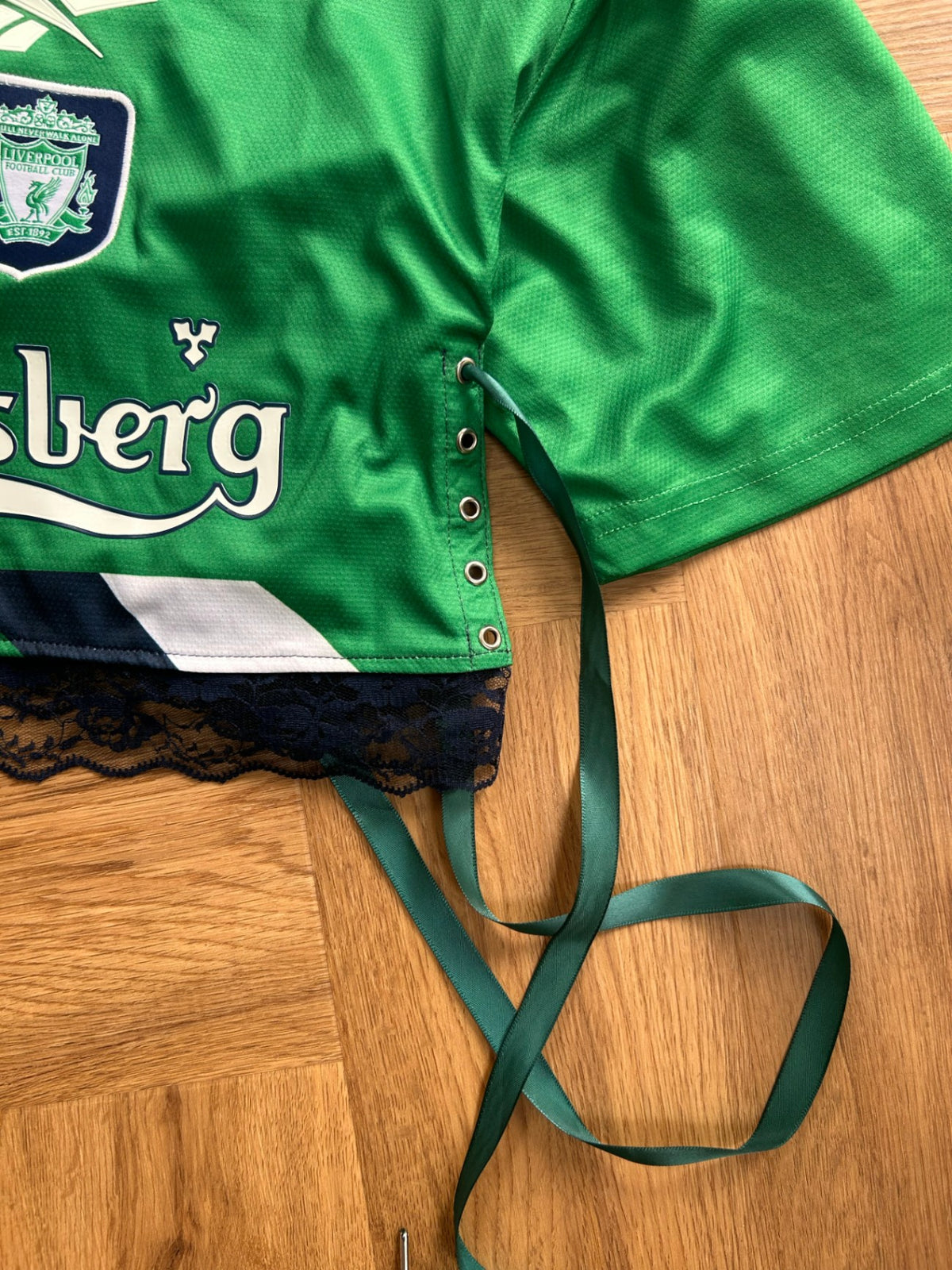 GYKO presents Studio Honeymoone upcycled Liverpool FC jersey