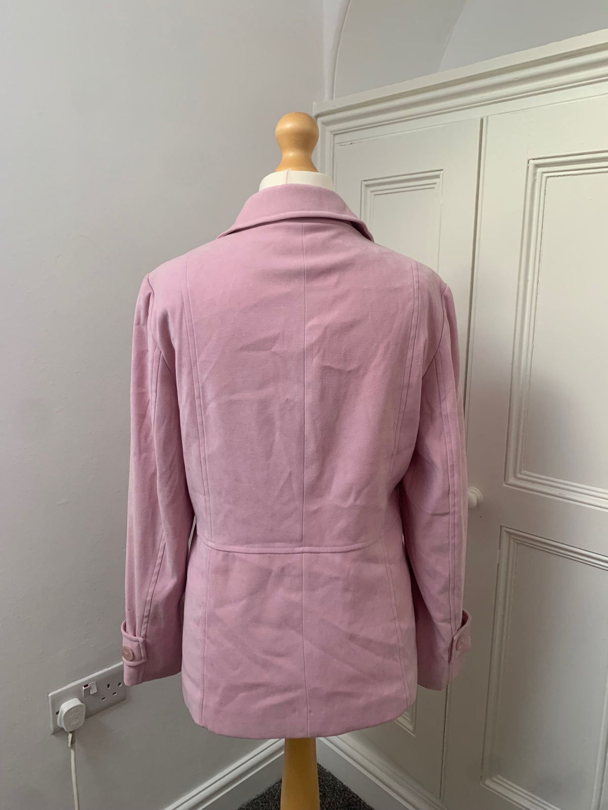 pink zip up jacket 