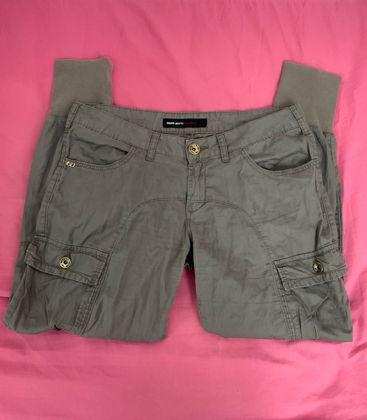 100% cotton miss sixty cargos 