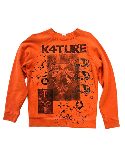 K4TURE orange sweatshirt 