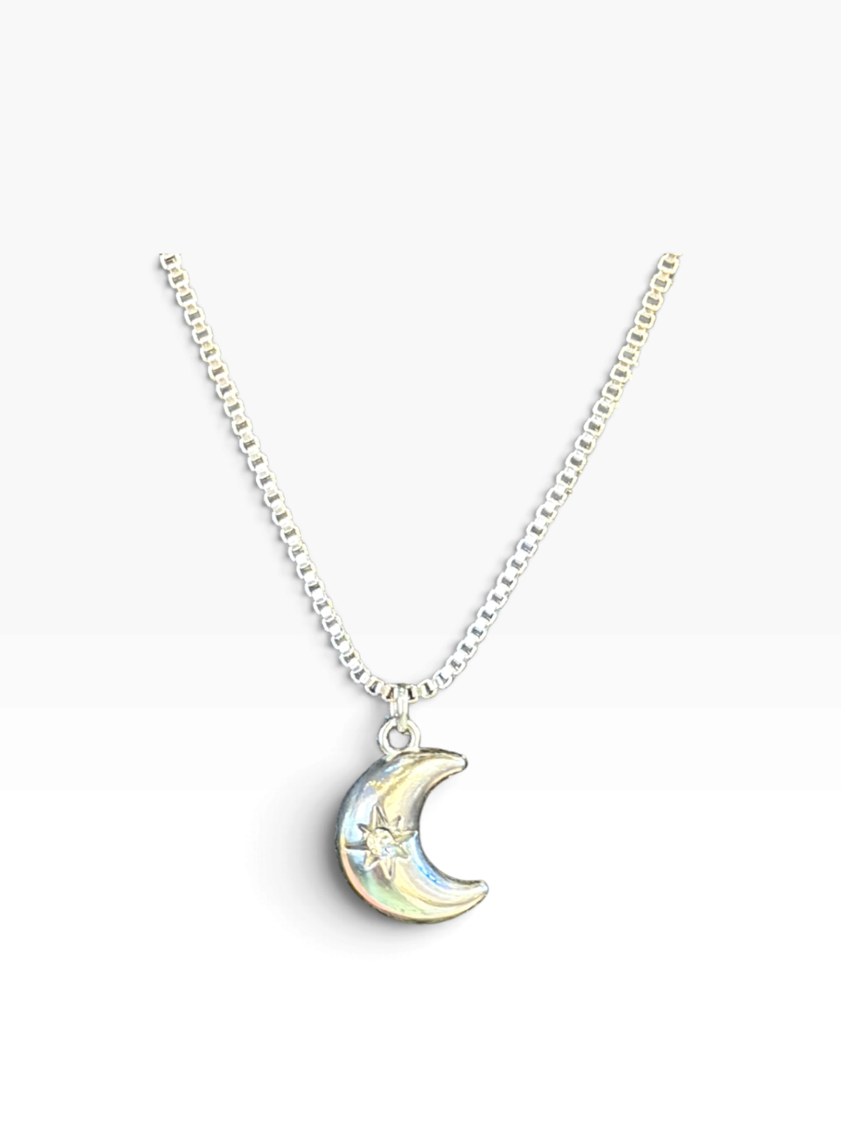 Moon Crystal pendant Necklace 