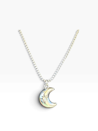 Moon Crystal pendant Necklace 