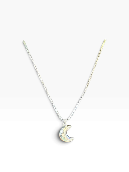 Moon Crystal pendant Necklace 