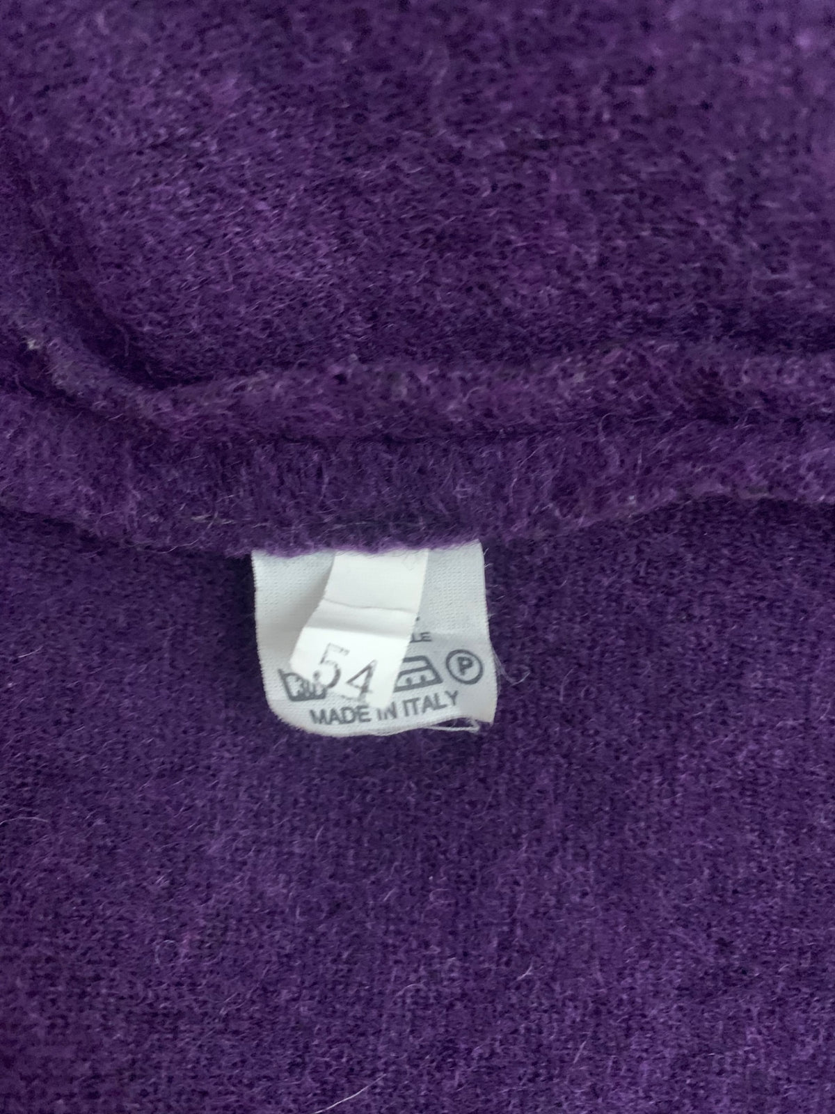 vintage italian 100% wool purple jacket 