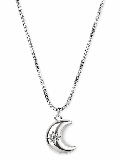 Moon Crystal pendant Necklace 