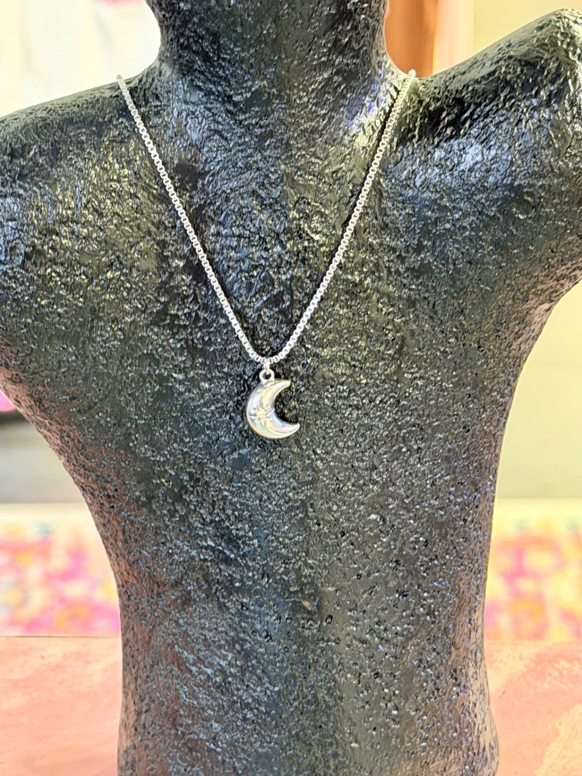 Moon Crystal pendant Necklace 