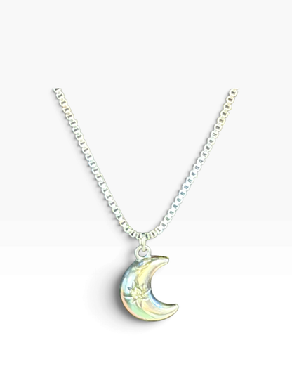 Moon Crystal pendant Necklace 