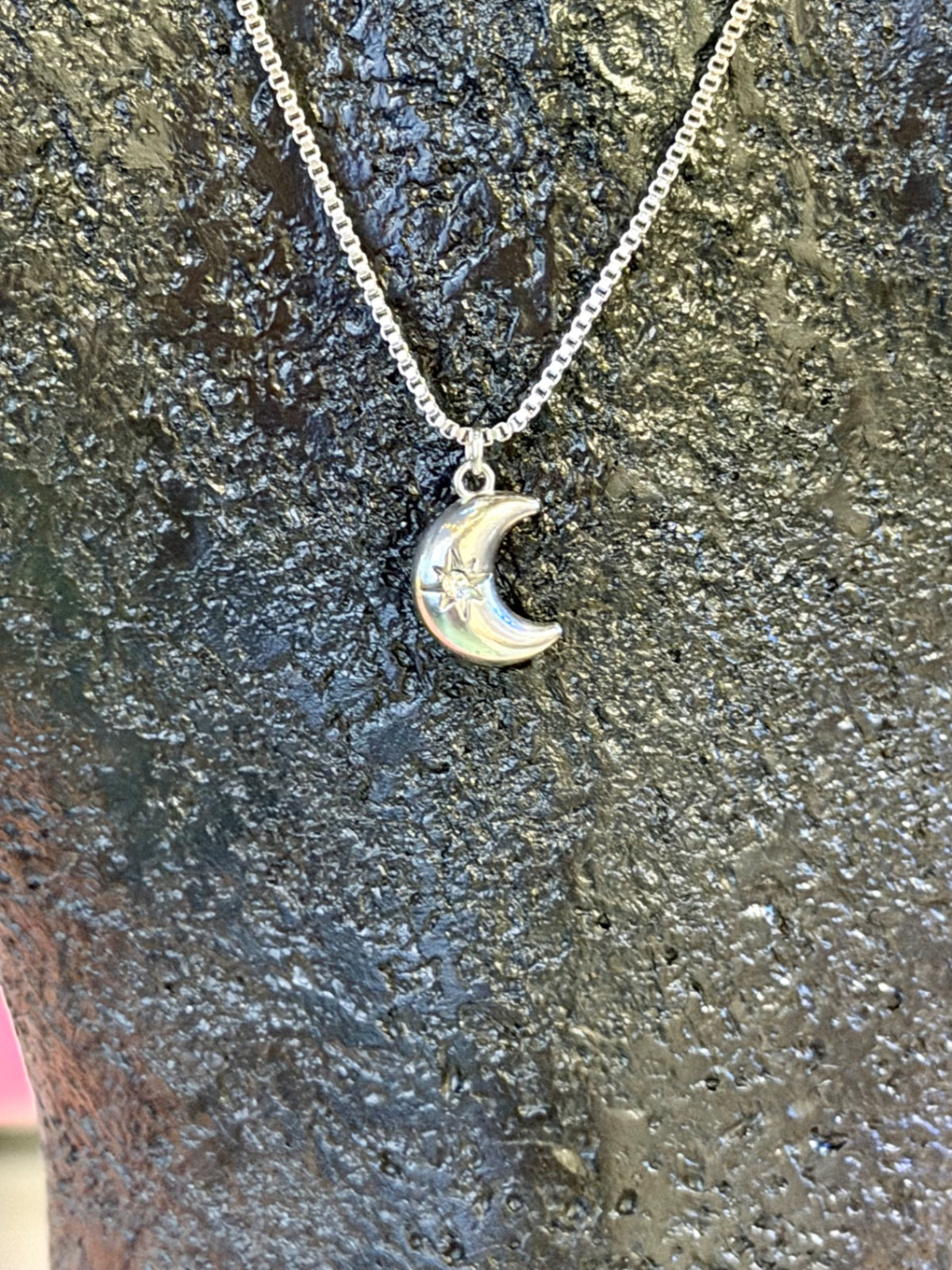 Moon Crystal pendant Necklace 